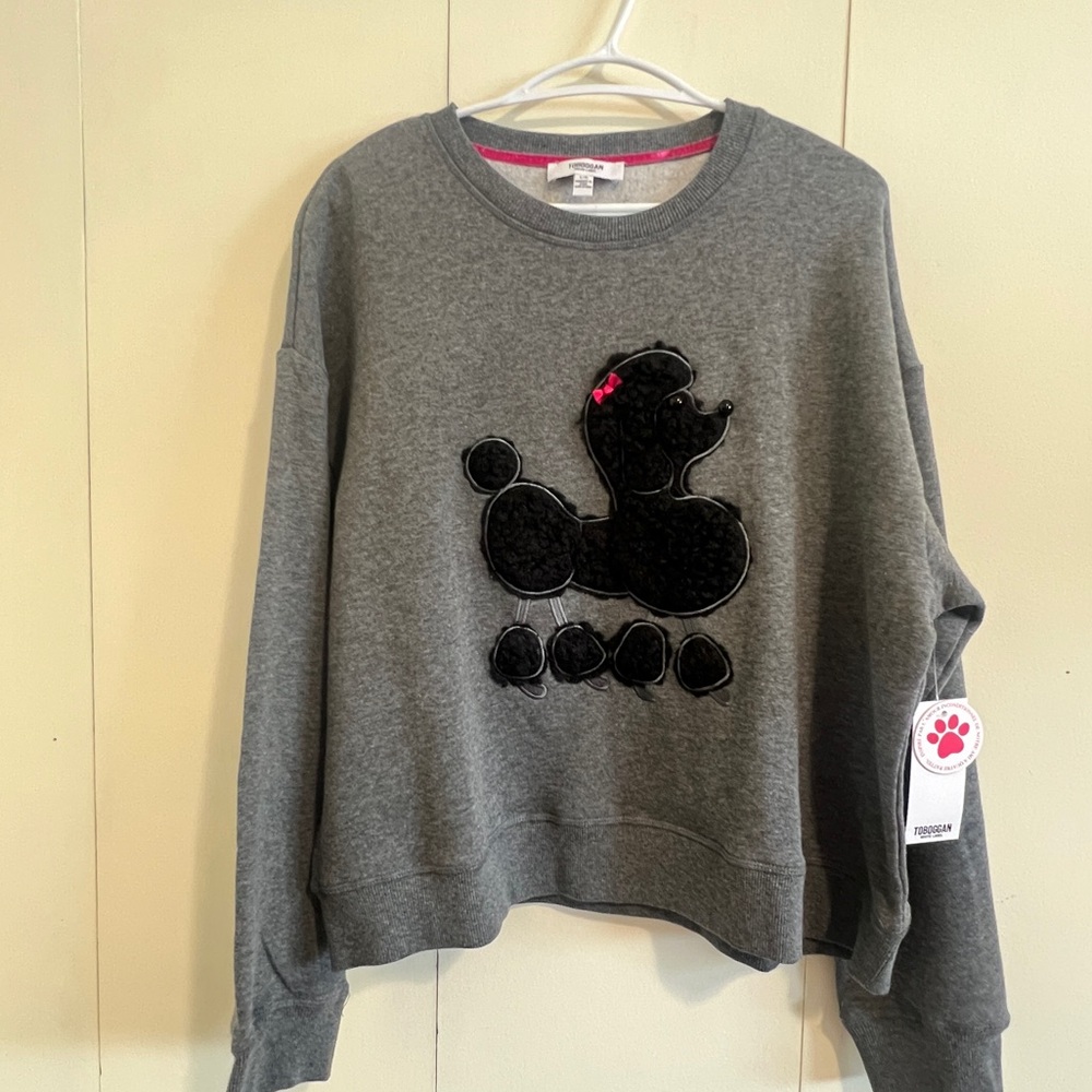 New Toboggan Poodle Crewneck Sweater